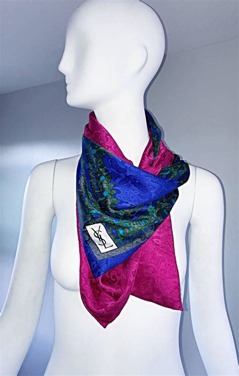 ysl scarf pink|YSL scarf wool on sale.